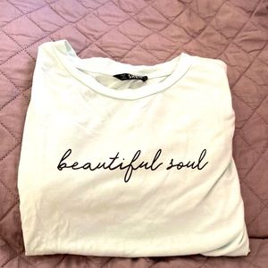 Beautiful Soul T- Shirt. Size Small